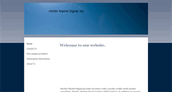 Desktop Screenshot of hertlermarketsignal.com